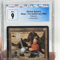 MTG - Alliances - Shield Sphere - Graded - CGC 9.0 - Vintage - Image 3