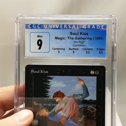 MTG - Ice Age - Soul Kiss - Graded - CGC 9.0 - Vintage - Image 3