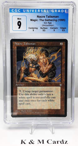 MTG - Ice Age - Nacre Talisman - Graded - CGC 9.0 - Vintage - Image 1