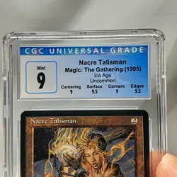 MTG - Ice Age - Nacre Talisman - Graded - CGC 9.0 - Vintage - Image 3
