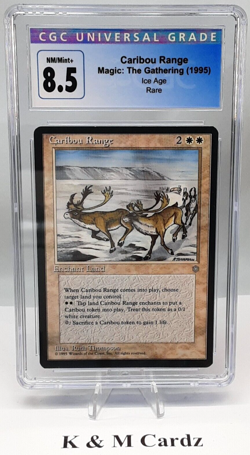 Caribou Range - Ice Age - MTG - Graded - CGC 8.5 - Vintage - Image 1
