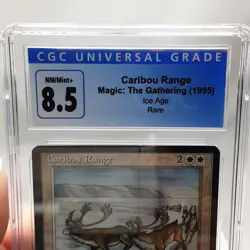 Caribou Range - Ice Age - MTG - Graded - CGC 8.5 - Vintage - Image 3