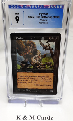 MTG - Legends - Python - Graded - CGC 9.0 - Image 1