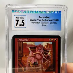 MTG - Mercadian Masques - Pulverize - Graded - CGC 7.5 - Image 3