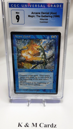 MTG - Alliances - Arcane Denial - Graded - CGC 9.0 - Vintage - Image 1