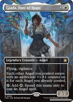 Giada, Font of Hope (Borderless) [FDN - 298] - NM TCG MTG - Image 1