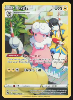 Flaaffy TG03/TG30 Holo Silver Tempest Trainer Gallery Pokemon NM - Image 1