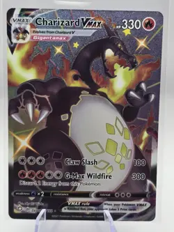 Charizard VMAX SV107/SV122 Holo Shining Fates Shiny Vault Pokemon English NM - Image 1