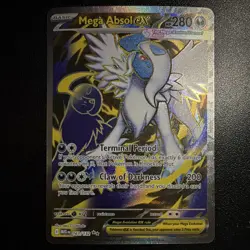 Pokemon TCG Mega Absol EX 161/132 Me01 Mega Evolution Full Art Holo EN - Image 1