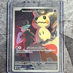 Pokemon Team Rocket's Mimikyu Secret Rare Holo Tera 60 HP 238/217 2026 English - Image 1