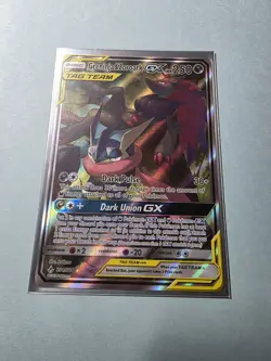 Greninja & Zoroark GX 201/214 Full Art Ultra Rare Tag Team Pokemon NM... - Image 4