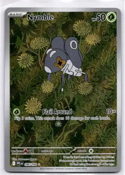 NYMBLE 096/094 ILLUSTRATION RARE PHANTASMAL FLAMES POKEMON LIGHTLY PLAYED - Image 1