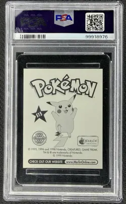 1999 Pokemon Merlin Gengar Prism S15 PSA 9 Mint - Image 2