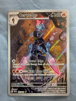 Pokemon TCG Ceruledge 197/191 Surging Sparks Illustration Rare Holo Full Art - Image 1