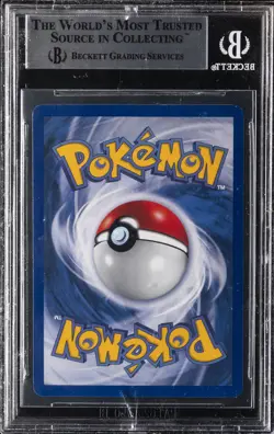 1999 POKEMON BASE 1ST ED THICK STAMP #2 BLASTOISE HOLO R BGS 9 - Image 2