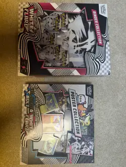 Pokemon TCG White Flare Binder Collection & Unova Poster Collection Sealed - Image 1