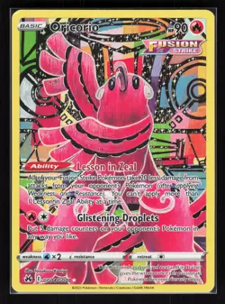 Oricorio Holo Rare Pokemon SWSH: Crown Zenith: Galarian Gallery GG04/GG70 LP - Image 1