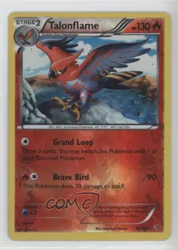 Talonflame Reverse Foil Pokemon XY Roaring Skies #15 - Image 1