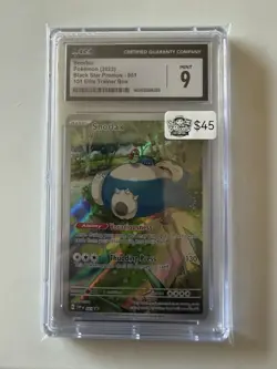 Pokemon Black Star Promo Snorlax 051 CGC 9.5 Mint+ 🔥 Full Art - Image 1