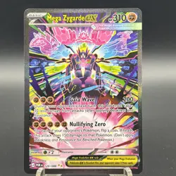 Pokemon TCG Mega Zygarde Ex 120/088 Special Illustration Rare POR NM - Image 1