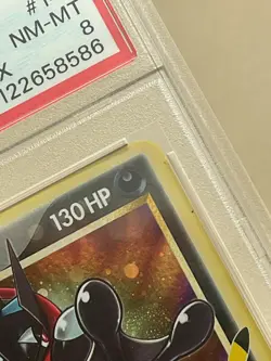 Greninja SWIRL 🌀 Gold Star Celebrations ETB PSA 8 Black Star Promo Pokemon SWSH - Image 2