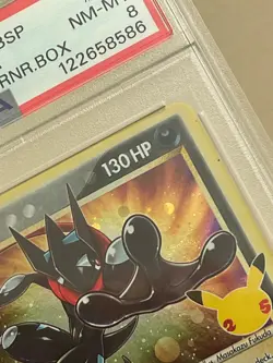 Greninja SWIRL 🌀 Gold Star Celebrations ETB PSA 8 Black Star Promo Pokemon SWSH - Image 4