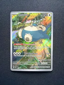 SNORLAX #51 - 2023 Pokemon S&V 151 POKEMON CENTER STAMPED Promo Full Art - Image 1