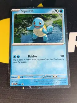 Squirtle SVP 048 Scarlet & Violet Cosmos Holo Black Star Promo Pokemon TCG - Image 1