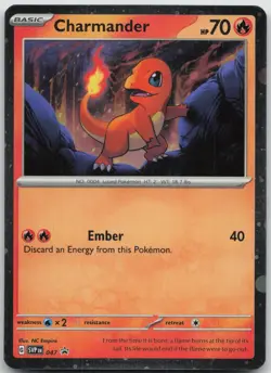 Charmander (Cosmos Holo) 047 Holo Promo Scarlet & Violet Promo Pokemon Near Mint - Image 1