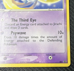 Pokemon TCG Jirachi - 021 (Jirachi: Wish Maker DVD Release) NM Condition - Image 4