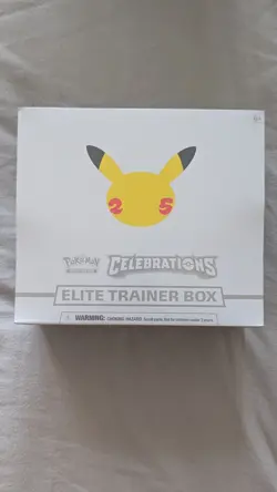 Pokemon Celebrations 25th Anniversary Elite Trainer Box ETB | Sealed Subtle Tare 820650809866 - Image 1