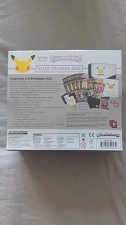 Pokemon Celebrations 25th Anniversary Elite Trainer Box ETB | Sealed Subtle Tare 820650809866 - Image 2