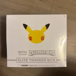 Pokemon Celebrations Elite Trainer Box 25th Anniversary ETB New Sealed - Image 1