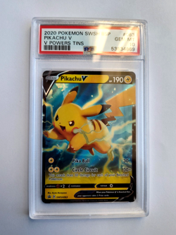 2020 Pokemon SWSH Promo HOLO Pikachu V #SWSH063 - PSA 10 Gem Mint - Image 2