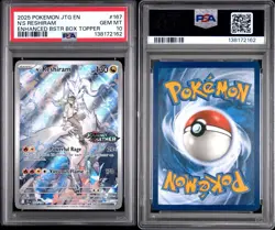 2025 N's Reshiram PSA 10 167/159 Pokemon Journey Together JTG Stamped Box Topper - Image 3