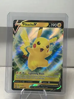 Pokemon TCG Pikachu V Sword & Shield SWSH198 Promo - Image 1