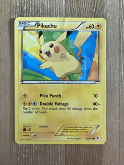 Pokemon TCG Pikachu 50/149 Common BW Boundaries Crossed HP - Image 1