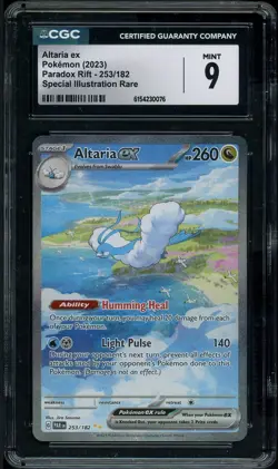 Altaria ex SIR Special Illustration Rare Paradox Rift Pokemon TCG CGC 9 Mint - Image 1