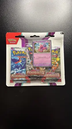 Pokemon TCG: Prismatic Evolutions 3-Pack Blister Tech Sticker Collection Sylveon - Image 3