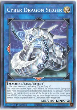 Yugioh - Cyber Dragon Sieger LDS2-EN034 1st Edition - Legendary Duelists: Season - Image 1