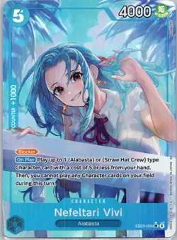 Nefeltari Vivi (024) (Alternate Art) SR Extra Booster: One Piece Heroines Editio - Image 1