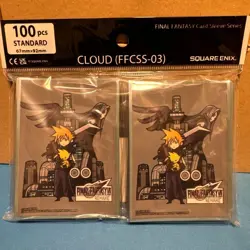 MTG FINAL FANTASY Card Sleeve Series Cloud (FFCSS-03) NEW SEALED - Image 1