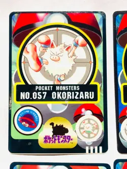 Pokemon Seal dass Card Lot 4 Sticker Game Very Rare From Japan BANDAI F/S - Image 2