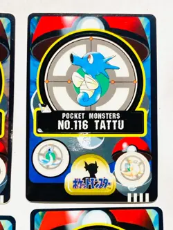 Pokemon Seal dass Card Lot 4 Sticker Game Very Rare From Japan BANDAI F/S - Image 3