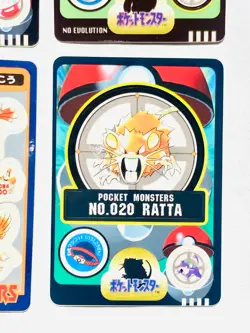 Pokemon Seal dass Card Lot 4 Sticker Game Very Rare From Japan BANDAI F/S - Image 5