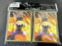 MTG FINAL FANTASY Card Sleeve Series Vivi (FFCSS-05) IN HAND NEW SEALED - Image 1