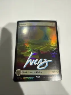 Plains FOIL Shadow Signed Lucas Graciano) - Standard Showdown Promo (SSP) -NM - Image 1