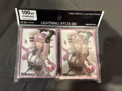 MTG FINAL FANTASY Card Sleeve Series Lightning (FFCSS-06) IN HAND NEW SEALED - Image 1