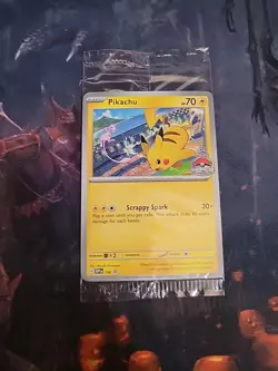 Pokemon TCG: 2024 Pikachu World Championship Pikachu 190 Promo (Factory Sealed) - Image 1