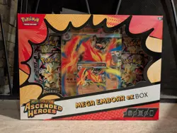 Pokemon TCG: Ascended Heroes Mega Feraligatr , Meganium , Emboar Ex Box. Sealed - Image 4